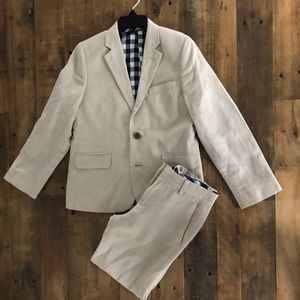 Nordstrom Boys Linen Suit Size 6